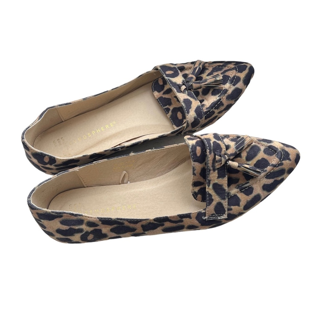 Leopard Print Loafers